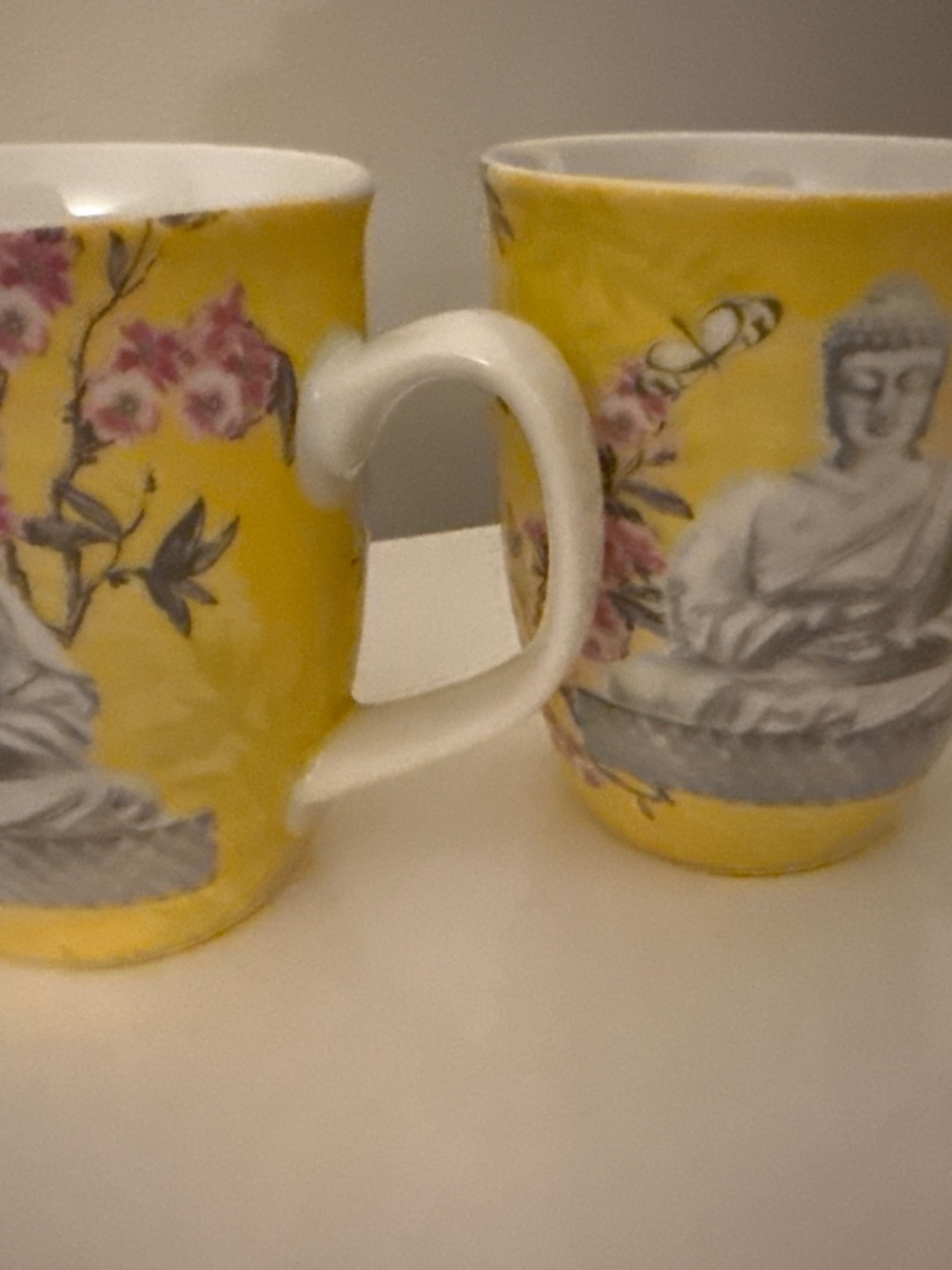 Creative Tops porcelain mugs Buddha design and elephants